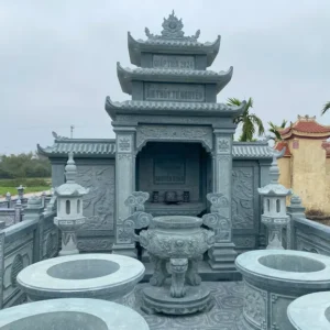 Lăng cánh đá xanh rêu 4.7m 89x149 cm