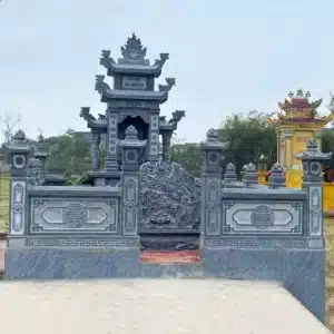 Hàng rào đá đen 61cm