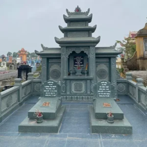 Lăng cánh đá xanh rêu 3.2m 81 127 cm