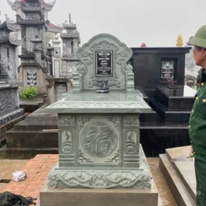 Mộ ngai đá xanh 01