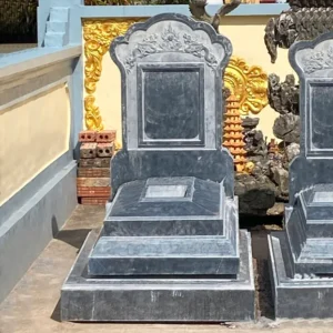 Mộ tam cấp đá đen 01